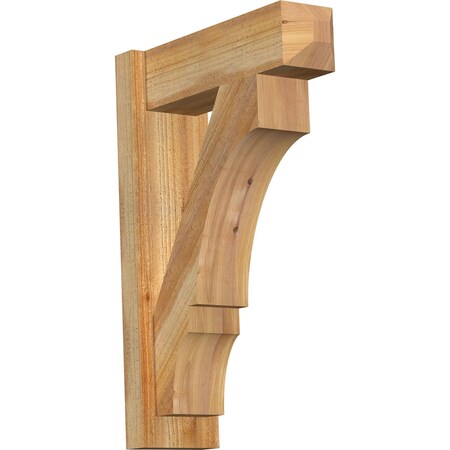 Ekena Millwork Balboa Rough Sawn Craftsman Outlooker, Western Red Cedar, 6"W x 18"D x 26"H OUT06X18X26BOA04RWR